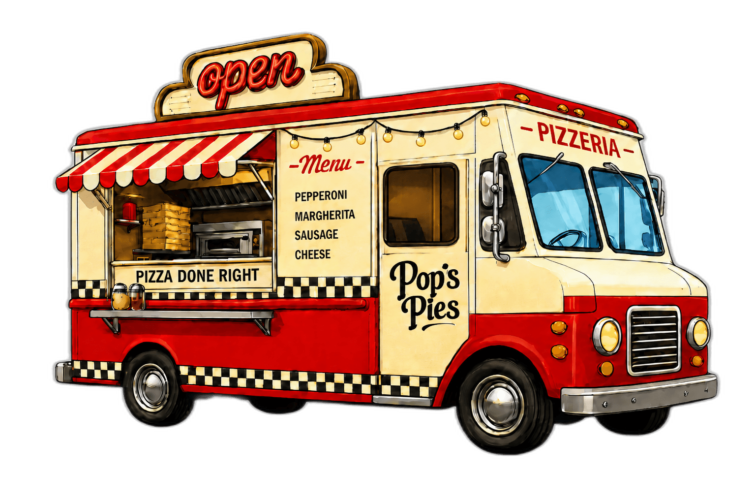 Pop's Pies food truck